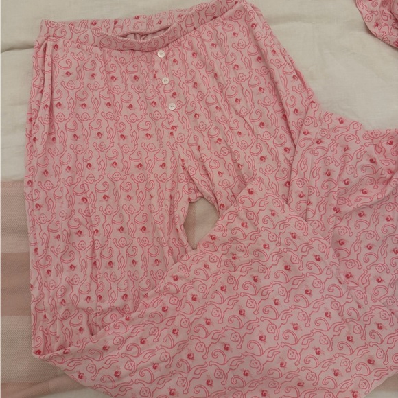 Roller Rabbit Pink Monkey Pajama Set - Picture 3 of 9